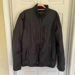 Free Country Black Full Zip Long Sleeve Jacket Large Tall Lightweight Winter